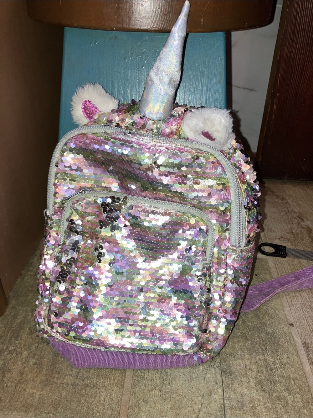 UNICORN SEQUIN MINI SENSORY BACKPACK